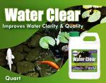 Pond Worx Water Clear - Concentrated Formulation Improves Water Clarity and Quality, Helps Clear Cloudy Water, Safe for Fish, Pets, and Plants - 1 Quart (32ounces)