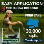 ActiClear Muck Clear - 5LB Beneficial Bacteria for Ponds & Lake, Boost Enzymes, Sludge Odor Away, Outdoor Fish Pond Water Clarifier, Safe for Aquatic Life, Treats Up to 30,000 Sq Ft