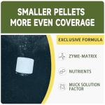 LMJP Muck Reducer - 1LB Natural Sludge Solution Tablets for Ponds & Lakes, Away Muck & Odor Control, Safe for Aquatic Life, Wildlife & Recreation, Treats Up to 6,000 Sq Ft