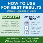 ActiClear Muck Clear - 5LB Beneficial Bacteria for Ponds & Lake, Boost Enzymes, Sludge Odor Away, Outdoor Fish Pond Water Clarifier, Safe for Aquatic Life, Treats Up to 30,000 Sq Ft