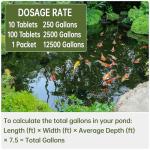 LMJP Muck Reducer - 1LB Natural Sludge Solution Tablets for Ponds & Lakes, Away Muck & Odor Control, Safe for Aquatic Life, Wildlife & Recreation, Treats Up to 6,000 Sq Ft