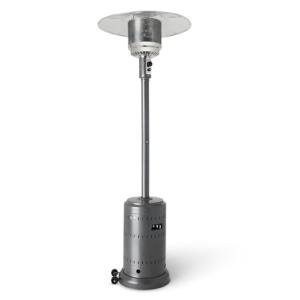 Propane Patio Heater with Wheels - Slate Gray