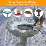 250W Submersible Bird Bath Heater for Winter