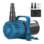 1600GPH Adjustable Pond Pump for Outdoor Use