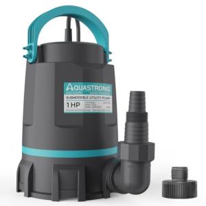 1 HP Submersible Water Pump for Pools and Ponds