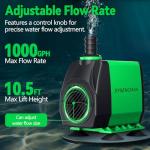 40W Quiet Submersible Water Pump for Ponds