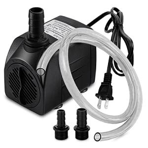 PULACO 400GPH Submersible Fountain Water Pump