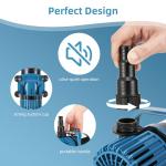 1600GPH Adjustable Pond Pump for Outdoor Use