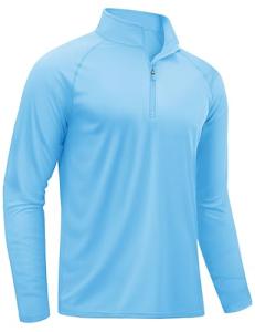 Waterfall Blue UPF 50+ Quick Dry Swim Shirt