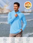 Waterfall Blue UPF 50+ Quick Dry Swim Shirt
