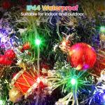 Outdoor Christmas Tree Waterfall Lights with Timer