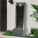 Large Outdoor & Indoor Resin Water Fountain with Light