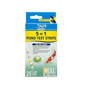 API 5-in-1 Pond Water Test Strips - 25 Count
