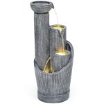 31" Modern 5-Tier Outdoor Fountain with LED Lights