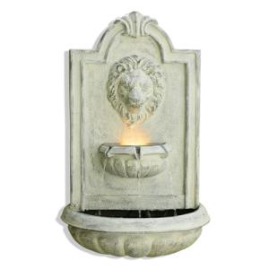 Takamota Lion Head Wall Hanging Fountain 27.5
