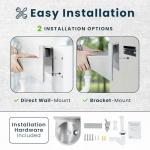 Alpine Wall-Mounted Water Fountain for Outdoor Use