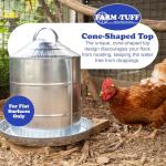 5 Gallon Double-Wall Poultry Water Fountain