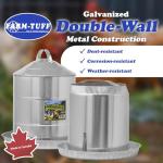 5 Gallon Double-Wall Poultry Water Fountain