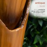 Vintage Cascading Jar Water Fountain with LED Lights