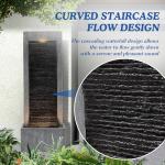 Large Outdoor & Indoor Resin Water Fountain with Light