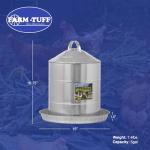 5 Gallon Double-Wall Poultry Water Fountain