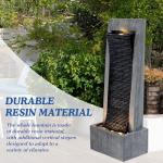 Large Outdoor & Indoor Resin Water Fountain with Light