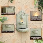 Takamota Lion Head Wall Hanging Fountain 27.5