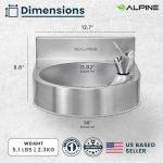 Alpine Wall-Mounted Water Fountain for Outdoor Use