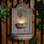Takamota Lion Head Wall Hanging Fountain 27.5