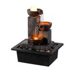 Three Bowls Rotating Ball Tabletop Fountain