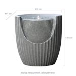 Eco-Friendly Small Outdoor Water Fountain with LED Lights