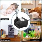 Mini Submersible Pump for Fountains and Water Features
