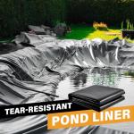 40x40FT UV Resistant Pond Liner for Water Features