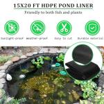20Ft Pond Liner for Koi Fish and Waterfalls