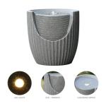 Eco-Friendly Small Outdoor Water Fountain with LED Lights