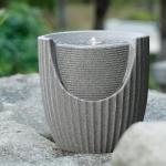 Eco-Friendly Small Outdoor Water Fountain with LED Lights