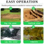 20Ft Pond Liner for Koi Fish and Waterfalls