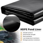40x40FT UV Resistant Pond Liner for Water Features