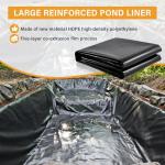 40x40FT UV Resistant Pond Liner for Water Features
