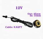 12V Submersible LED Pond Lights Ring - Warm White