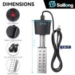 Floating Pond Heater with Temperature Control