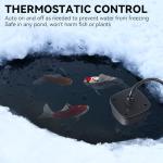 Floating Pond Heater with Temperature Control