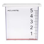 AcuRite Clear Waterfall Rain Gauge, 5-Inch Capacity