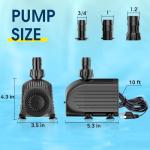 880GPH Ultra Quiet Submersible Water Pump
