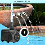 880GPH Ultra Quiet Submersible Water Pump