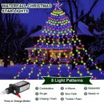 350 LED Waterproof Star String Lights for Outdoors