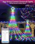 23FT Smart RGB Star String Lights for Outdoors
