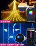 23FT Smart RGB Star String Lights for Outdoors