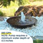 880GPH Ultra Quiet Submersible Water Pump