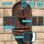 Sunnydaze 26" Bronze Wall Water Fountain